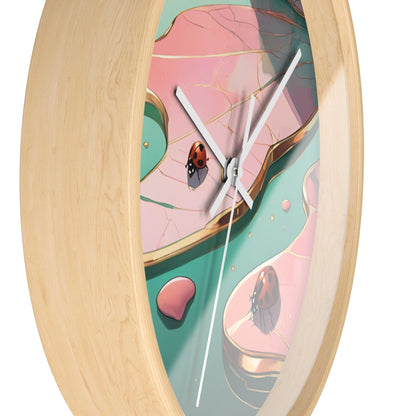 Wall Clock "Golden Meadow Whispers"