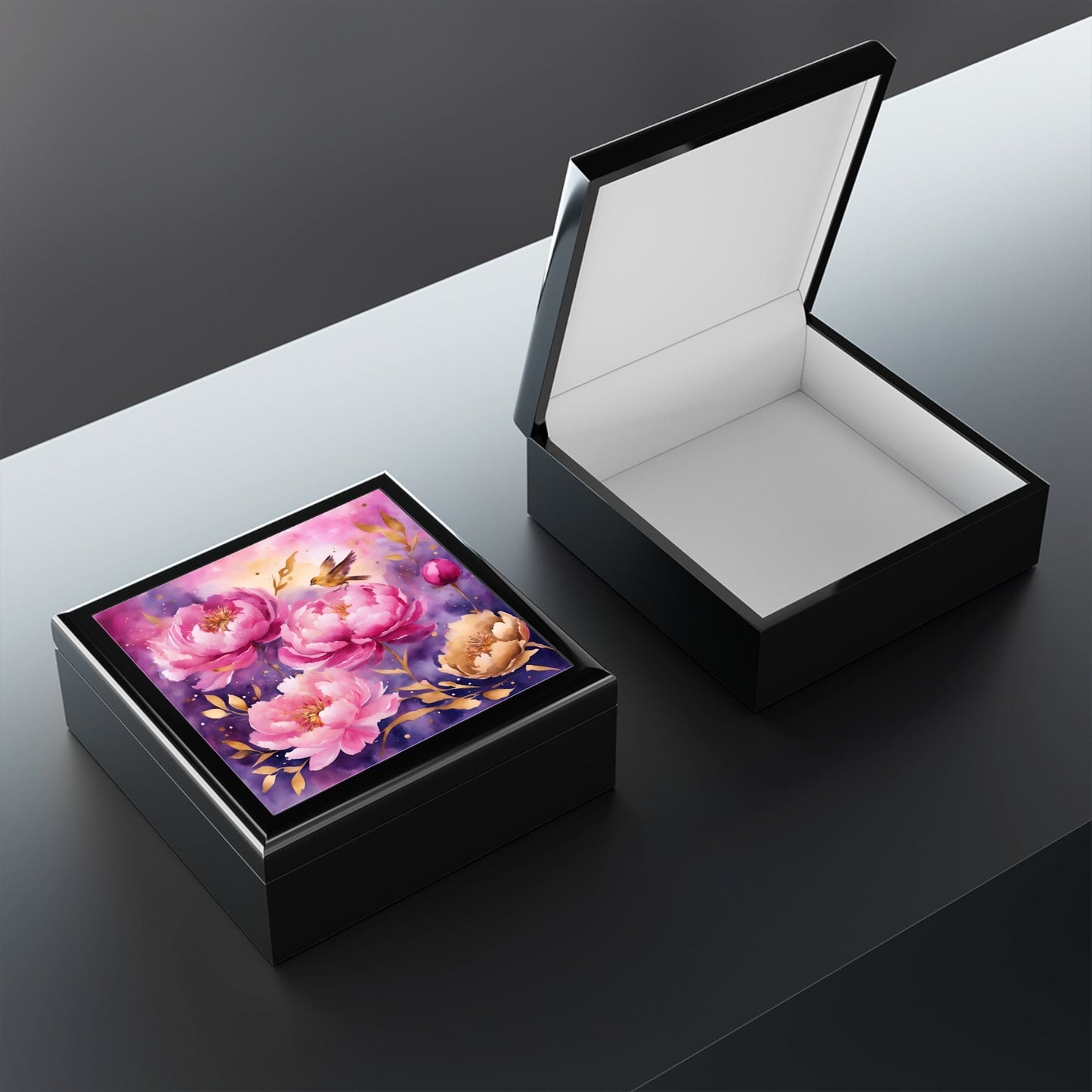 Jewelry Box "Galactic Peony Dream"