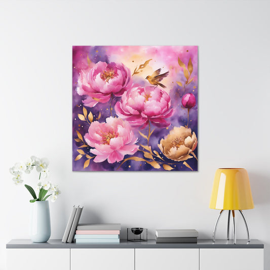 Canvas "Galactic Peony Dream"