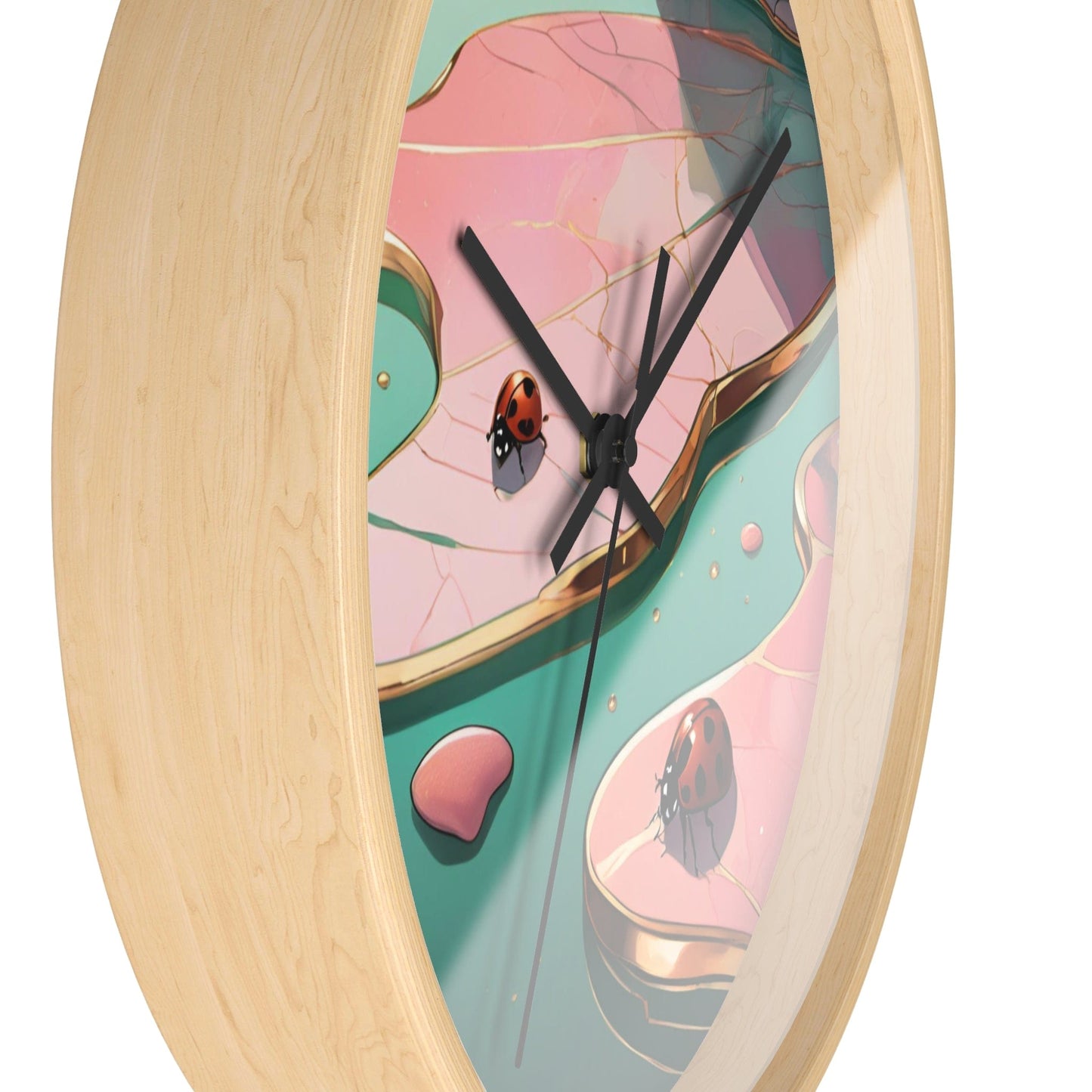 Wall Clock "Golden Meadow Whispers"