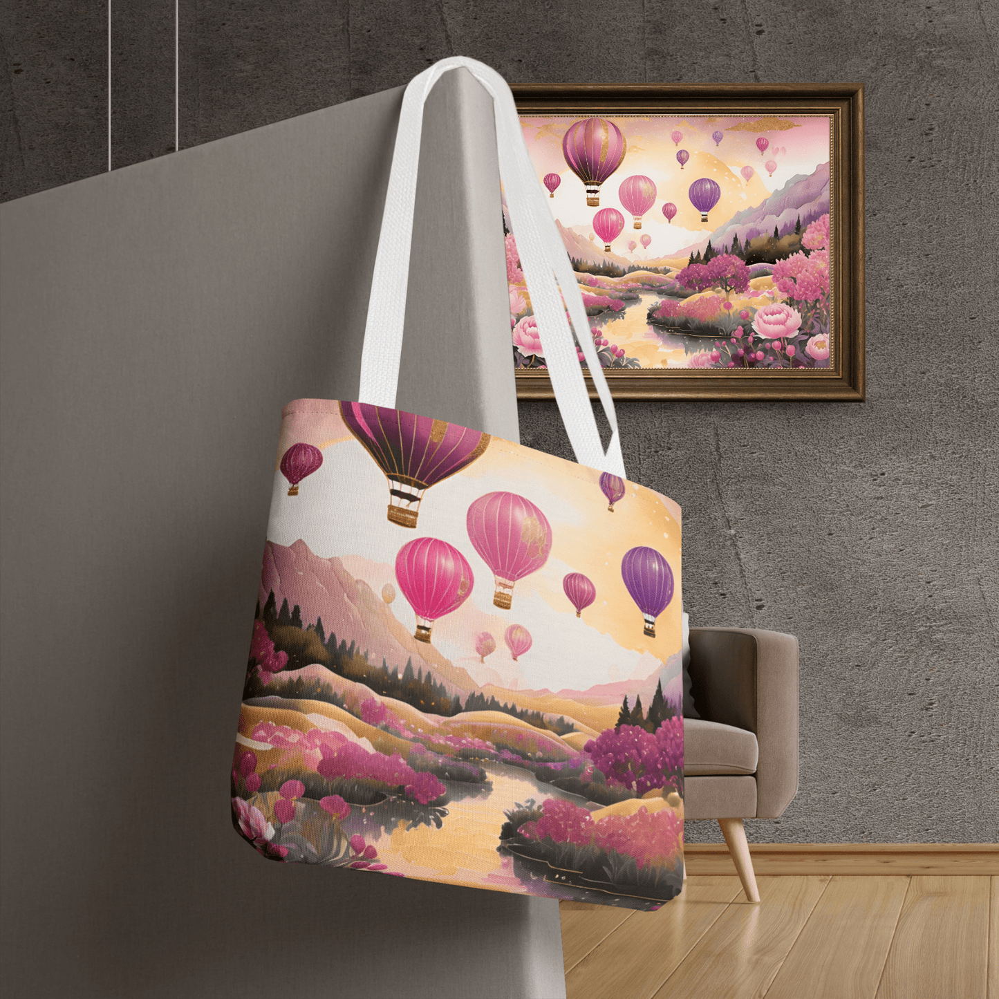 Tote Bag "Enchanted Balloon Ride"