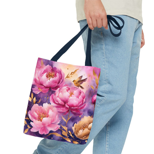 Tote Bag "Galactic Peony Dream"